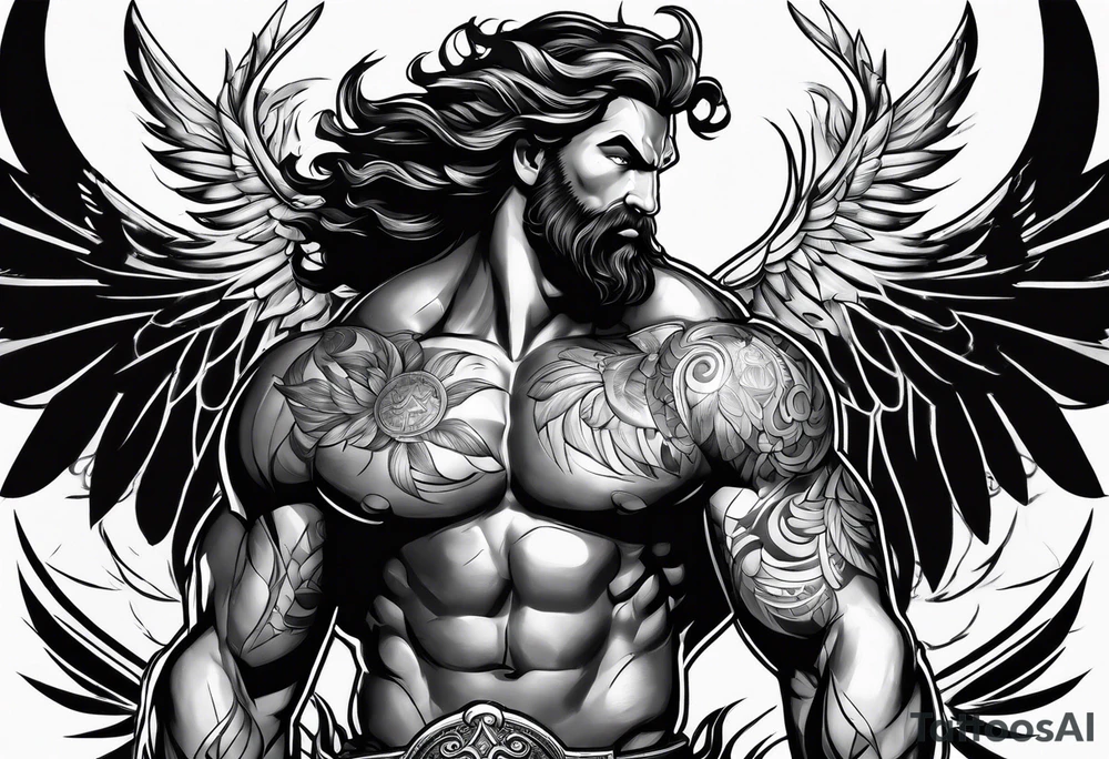 Hercules with prayer sleeve tatoo tattoo idea