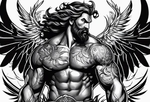 Hercules with prayer sleeve tatoo tattoo idea