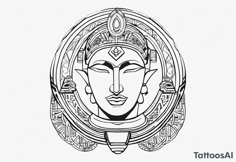 Eae Egípcia tattoo idea