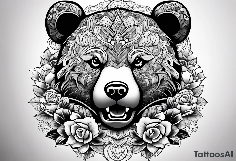 yakuza tattoo teddy bear tattoo idea