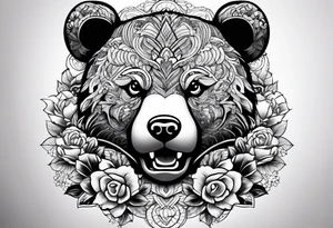 yakuza tattoo teddy bear tattoo idea