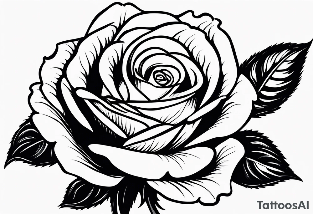 Small Rose tattoo tattoo idea