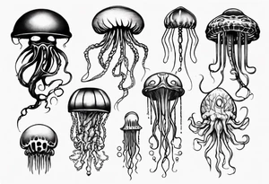 meduse tattoo idea