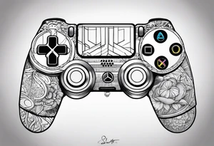 Carte, PlayStation tattoo idea