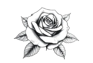 Rose with dates tattoo idea