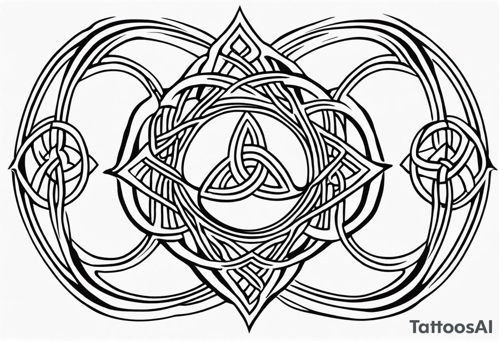Celtic knot tattoo idea