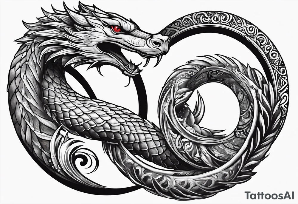 Ouroboros tattoo idea