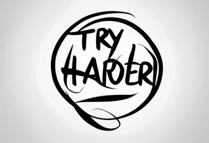 “Try harder” in another language  for a finger tattoo tattoo idea