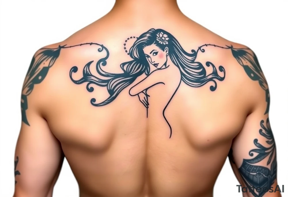 Naked women tattoo idea