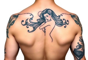 Naked women tattoo idea