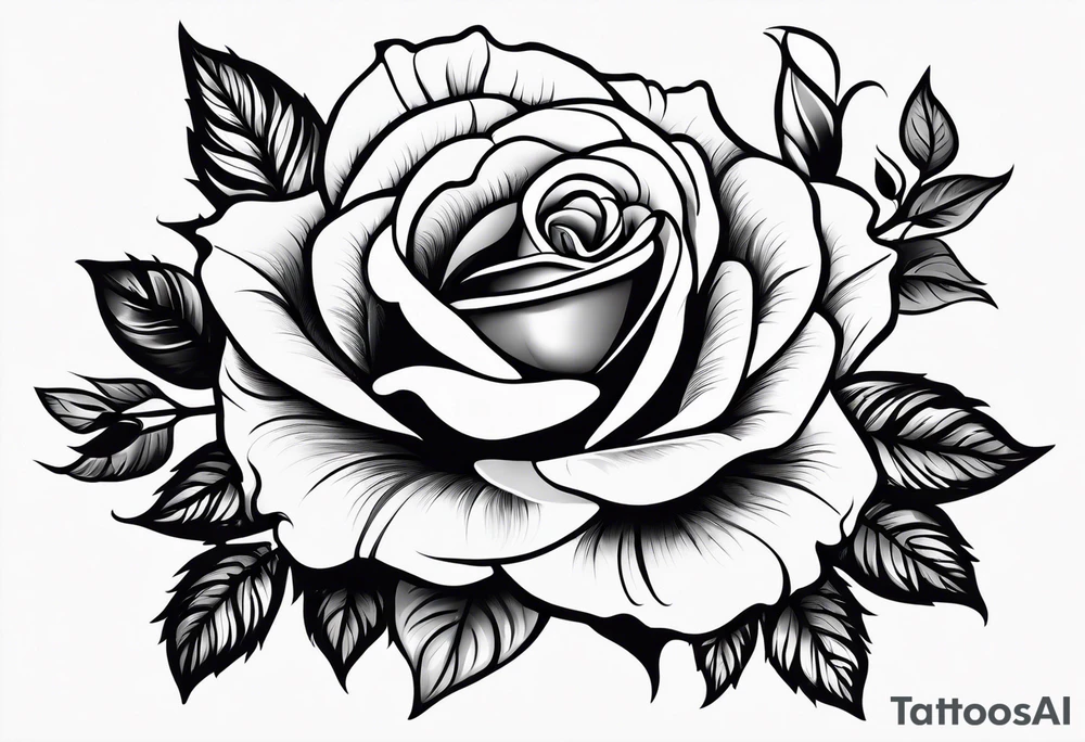 Roses birds strength forearm sleeve tattoo idea