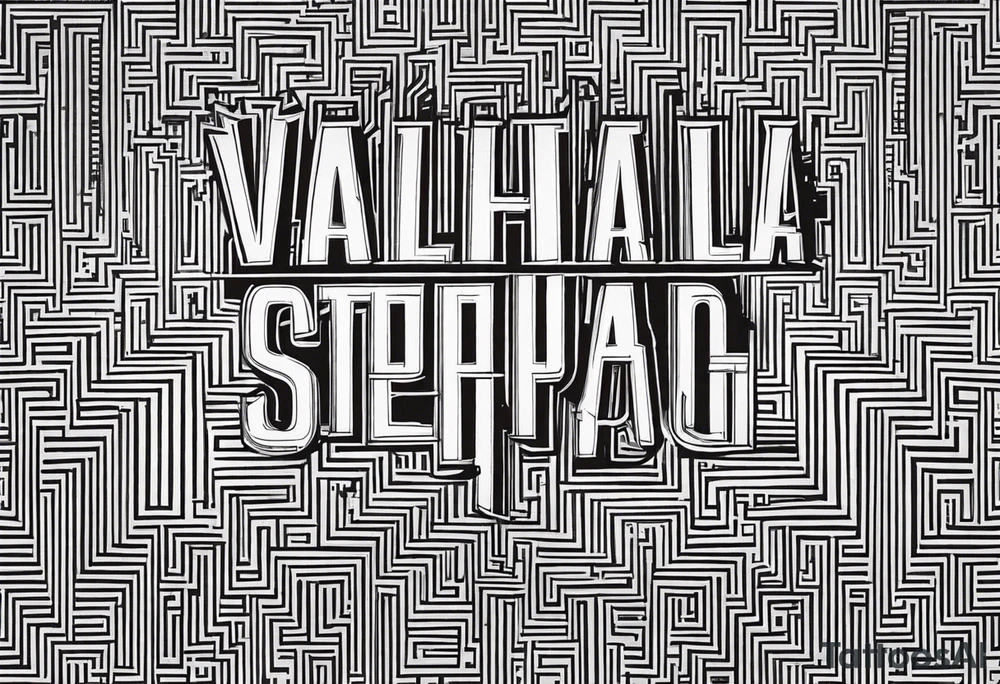 Valhalla  steps tattoo idea