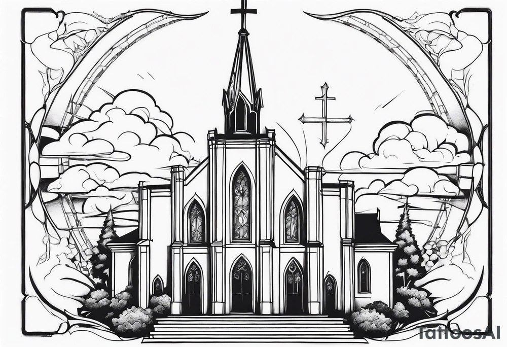 CHURCH tattoo idea