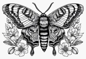 Dead head moth tattoo idea