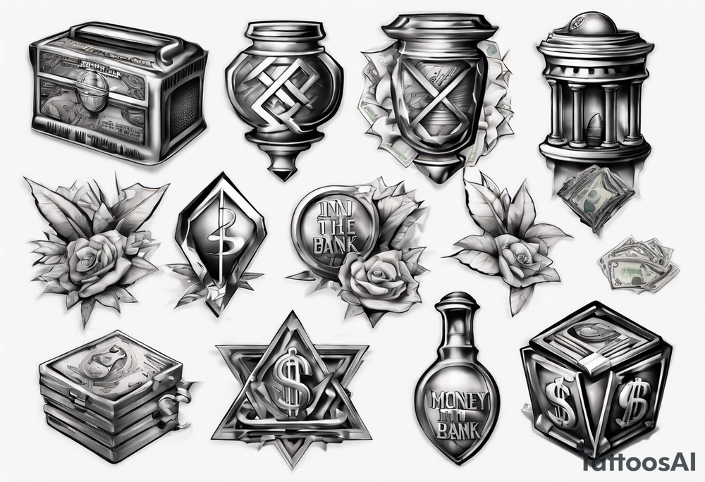 money in the bank tattoo idea