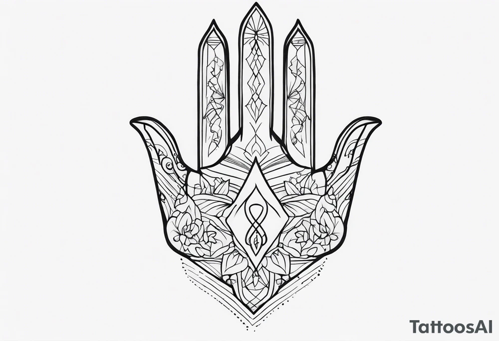 PRAYING HAND tattoo idea