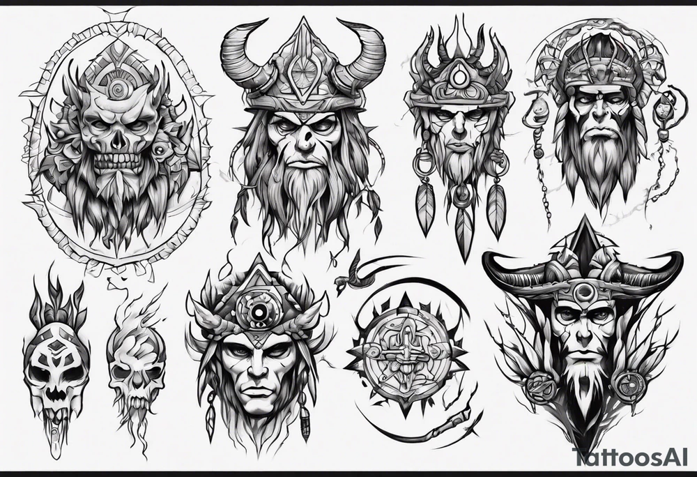 Enhancement shaman tattoo idea