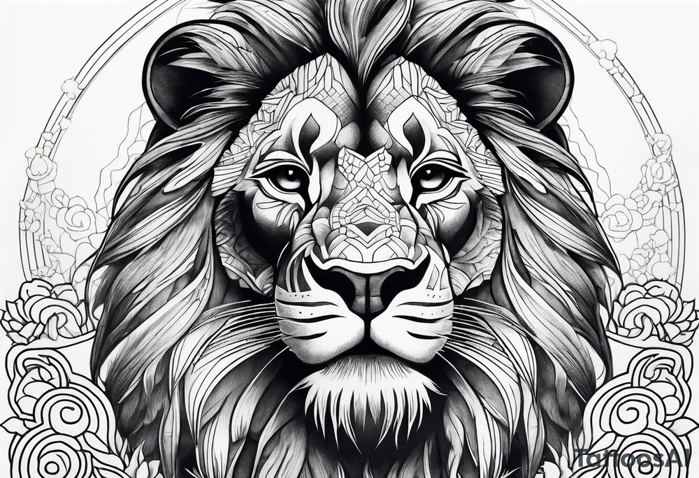 Lion king tattoo idea