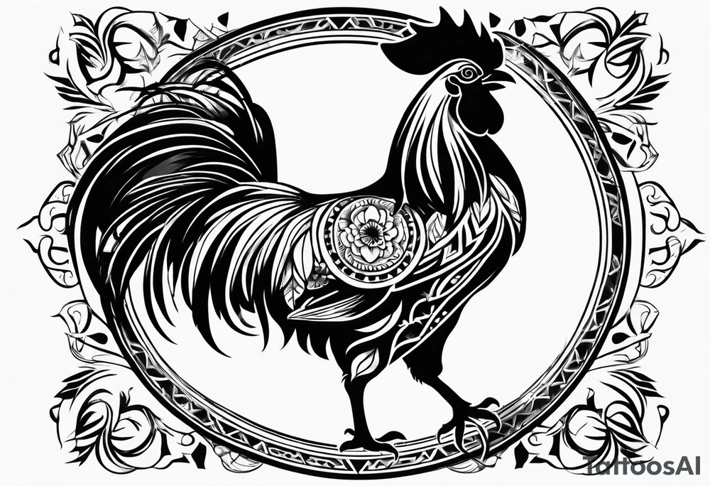 rooster weather vane tattoo idea