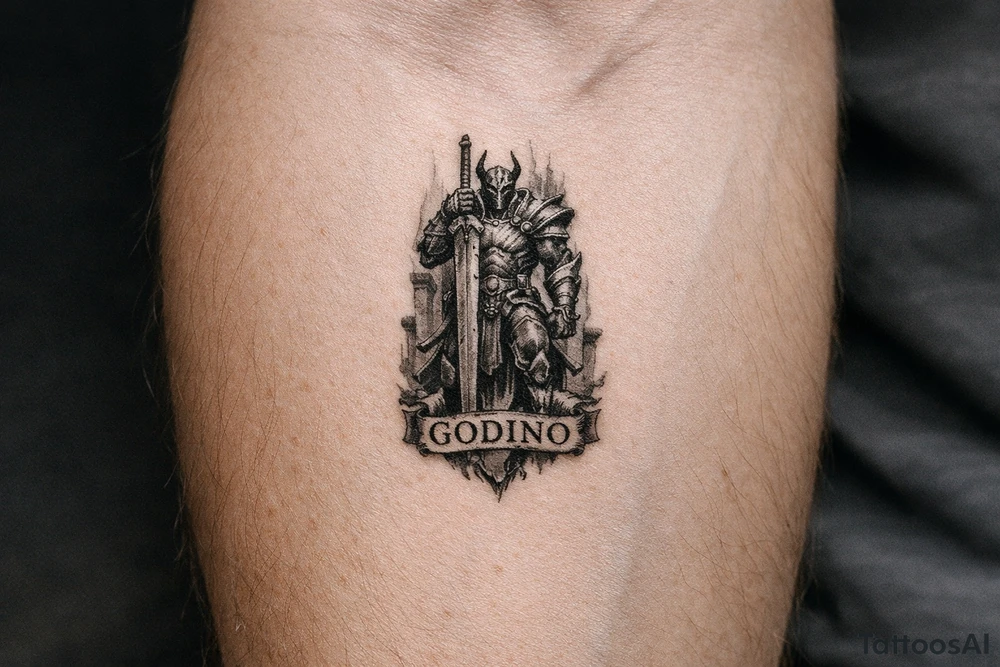 ゴディーノ going vertical tattoo idea
