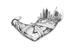 Baltimore City Tattoes With Highways tattoo idea
