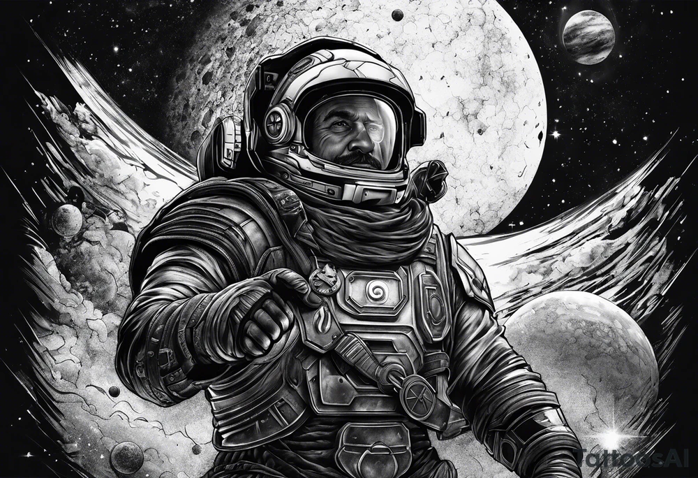spartan, outer space, einstein, sleeve tattoo idea spartan, outer space, einstein, sleeve tattoo idea