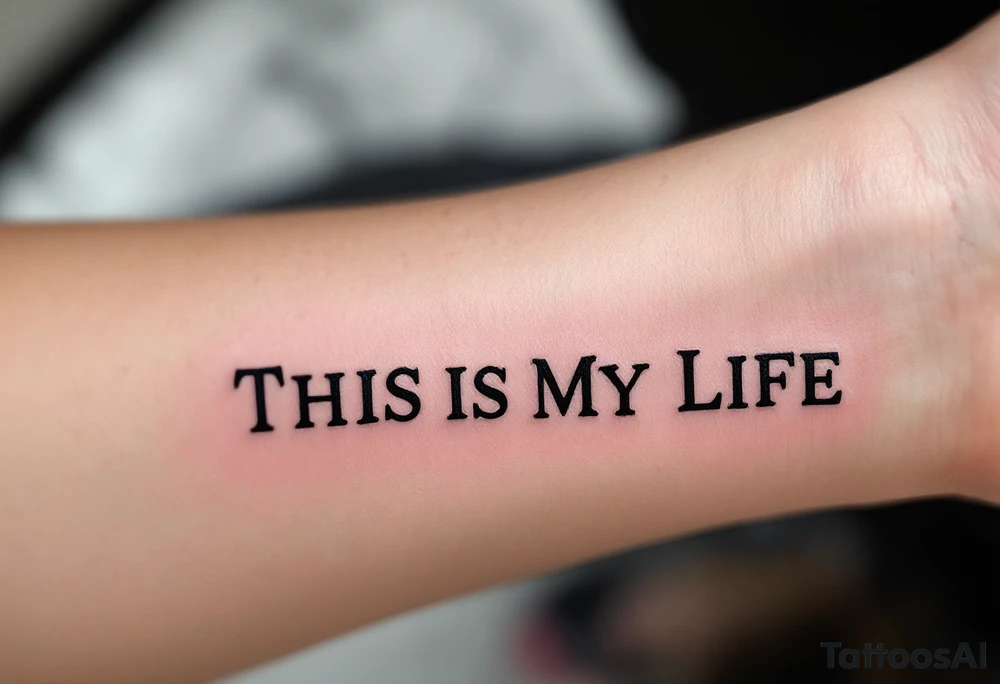 Barber pole crown scissors 
           THIS IS MY LIFE tattoo idea