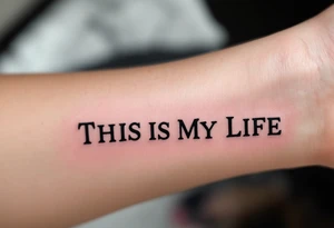 Barber pole crown scissors 
           THIS IS MY LIFE tattoo idea