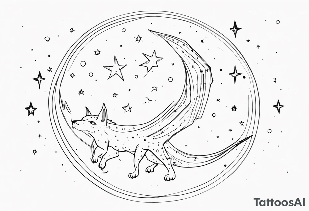 draco constellation with the stars not animals tattoo idea draco constellation with the stars not animals tattoo idea