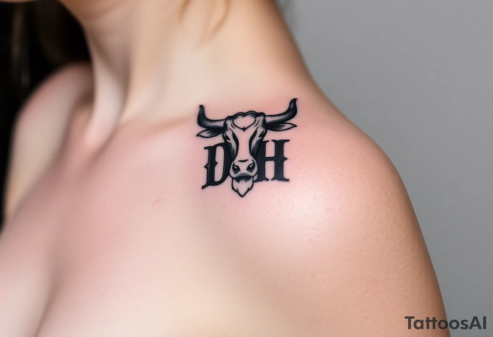 Cattle brand of DH tattoo idea