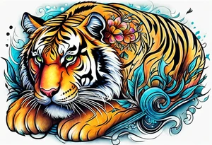 Tiger tattoo idea