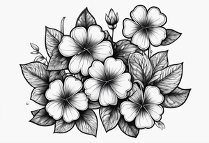 A clover tattoo idea