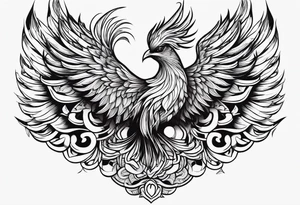 little pheonix tattoo idea