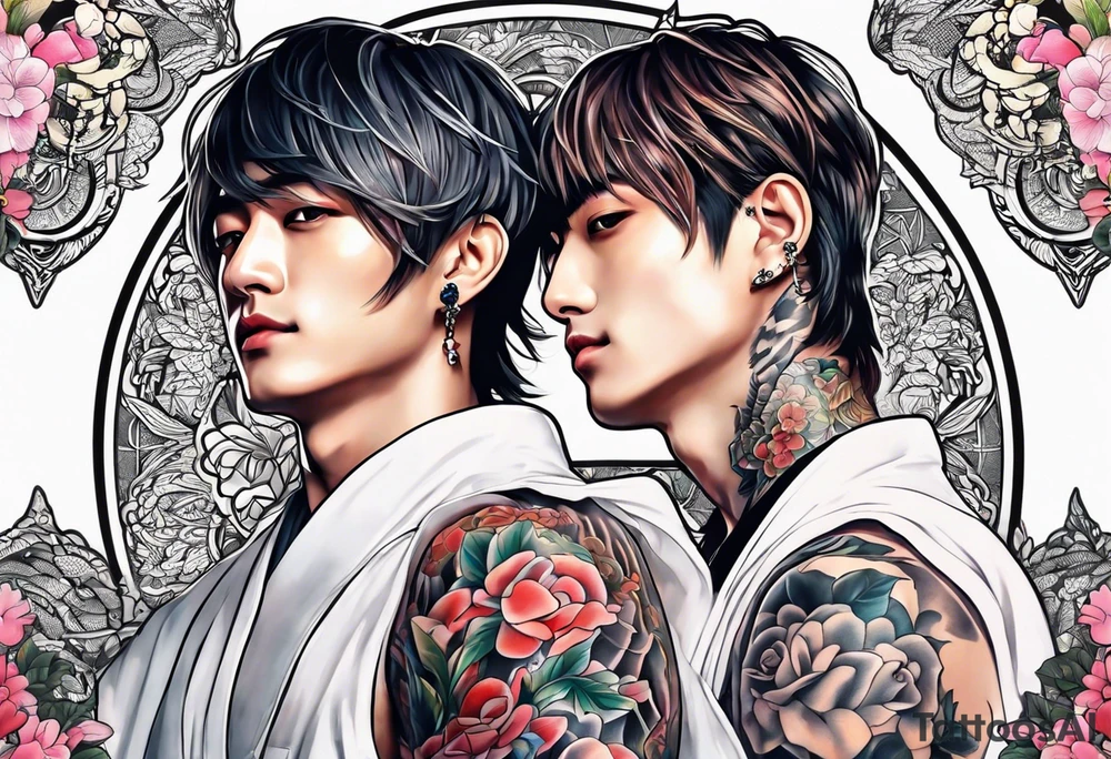 Taekook tattoo idea