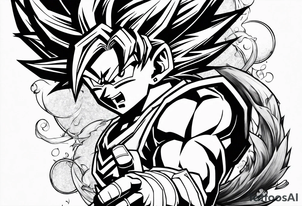 dragonball z tattoo idea