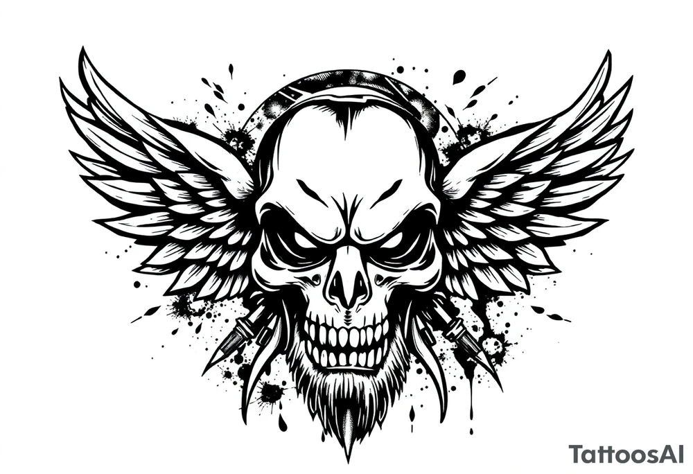 generate tattoos that are exactly similar to nazi prison gang ones, no imperfections. tattoo idea