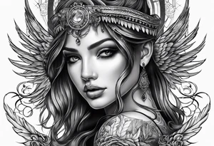 arc angel tattoo idea
