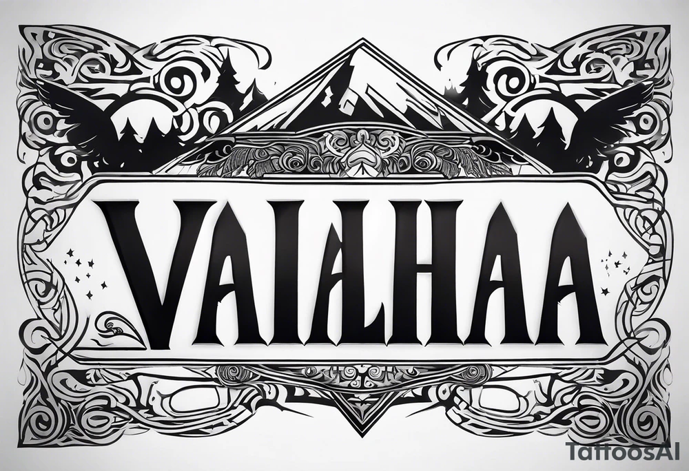 Valhalla fog tattoo idea