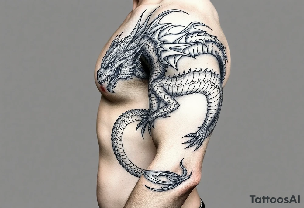 dragon tattoo idea