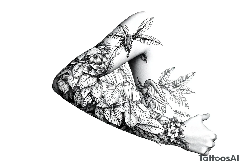 Amazon rainforest tattoo idea
