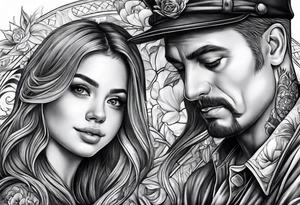 Father Daughter tattoo idea