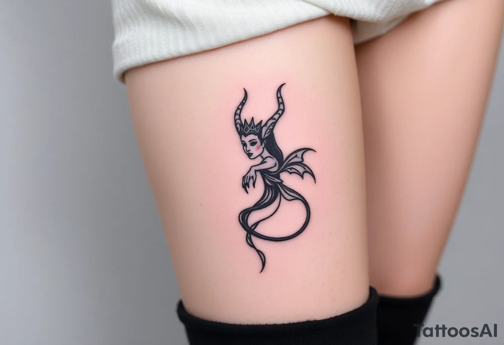 Queen of hell tattoo idea