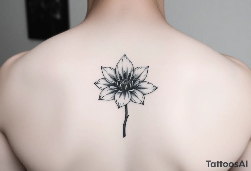 Mimosa flower tattoo idea