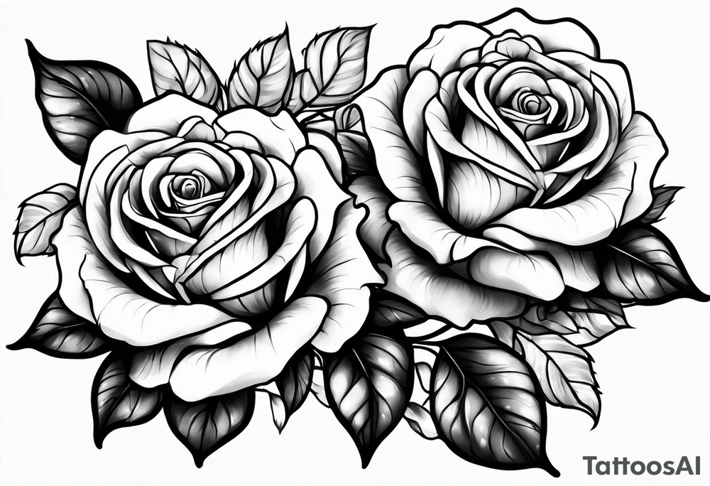 Three roses tattoo idea