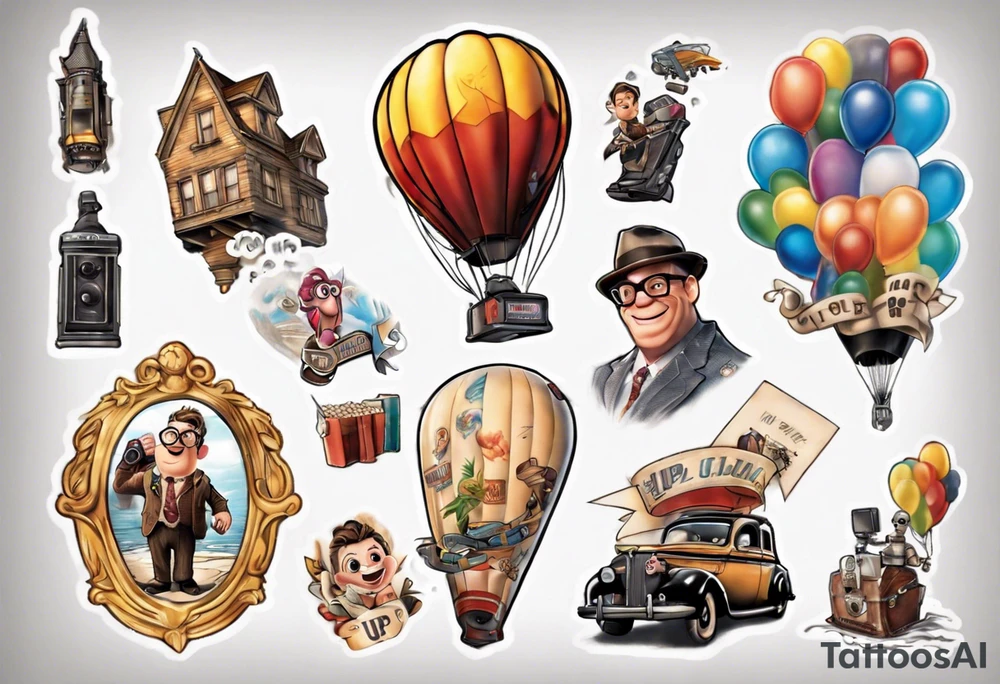 up! movie tattoo idea