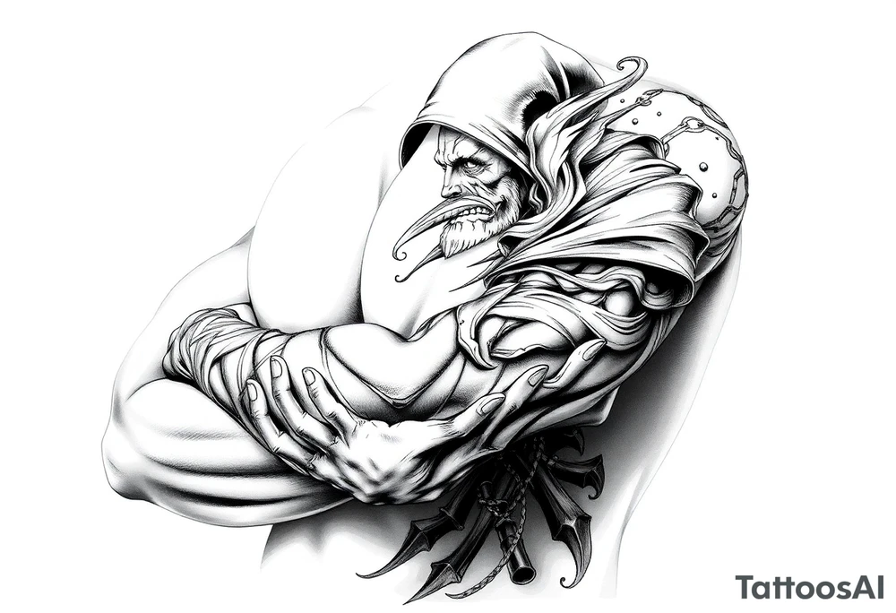 arcane mage tattoo idea