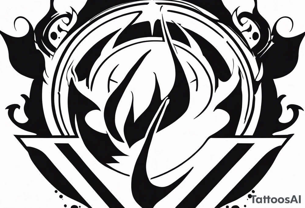 The logo of the anime show Fairy Tail tattoo idea