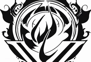 The logo of the anime show Fairy Tail tattoo idea