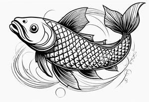 koi carp tattoo idea