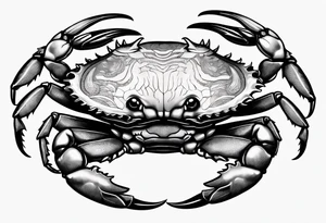Crab con  69 nelle chele tattoo idea